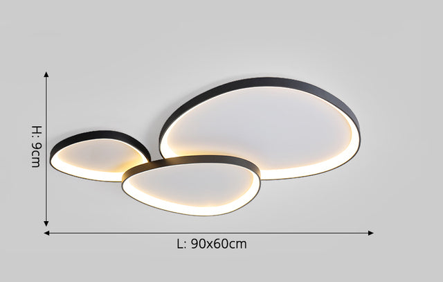 Irregular 8 Shape Ceiling Light