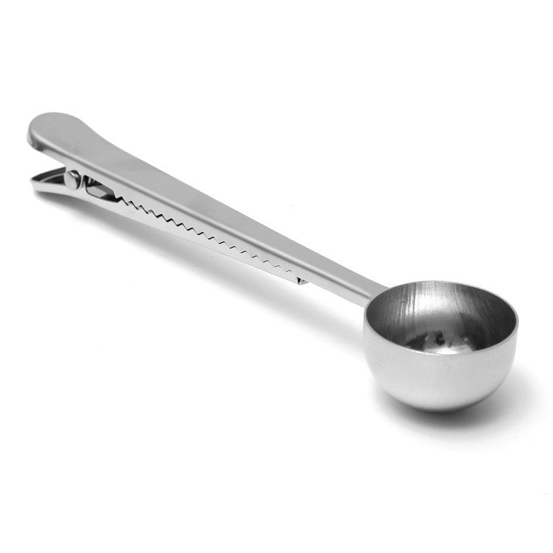 Metal Scoop with Clip (2 in 1)