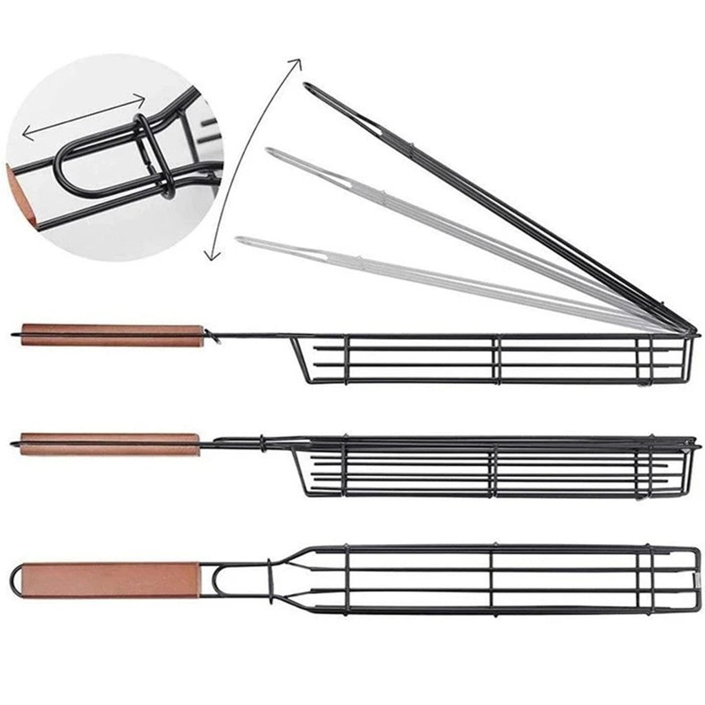 Portable BBQ Grilling Basket Tool