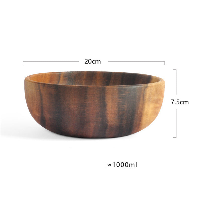 Wooden Salad Bowls + Wooden Spoons