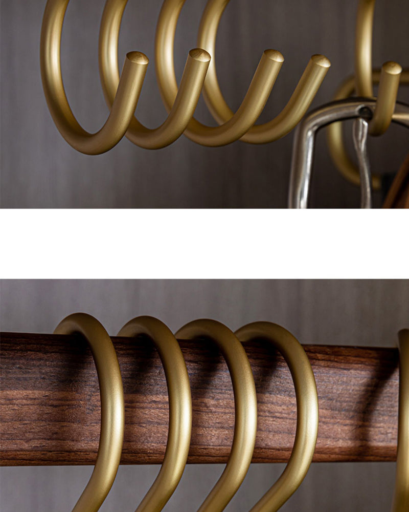 Mini S Shape Light Lux Wardrobe Hooks