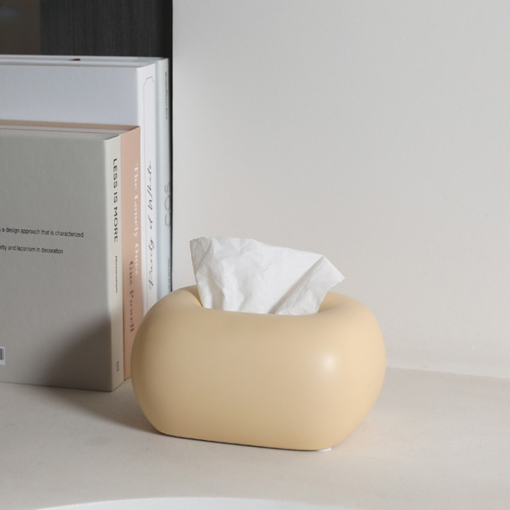 Ceramic Round Corner Tissue Boxes