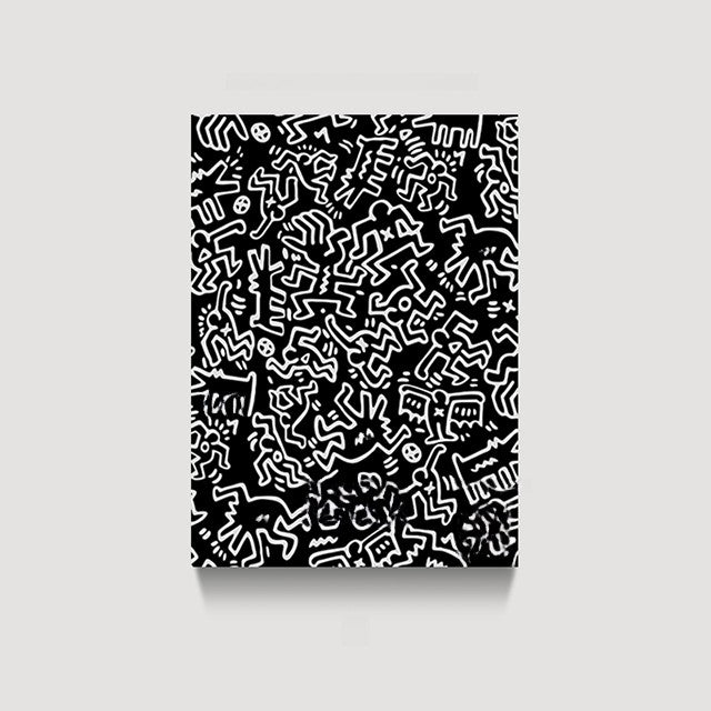 Monochrome Artwork Canvas Poster