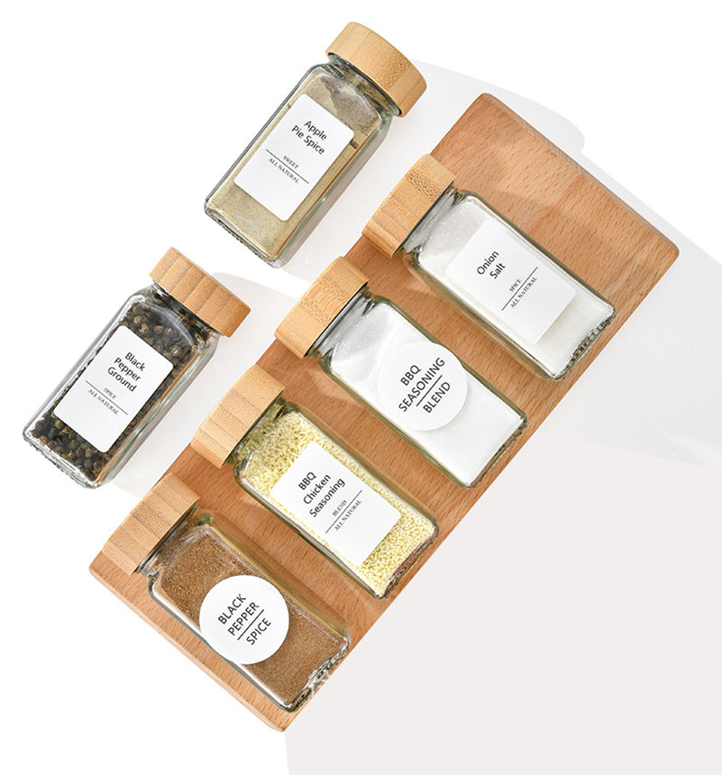 Spice Jar with Wooden Lid