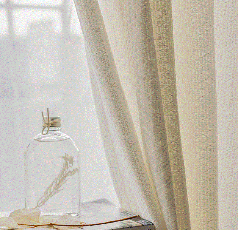 Vintage Style Cotton Linen Light Lux Curtain