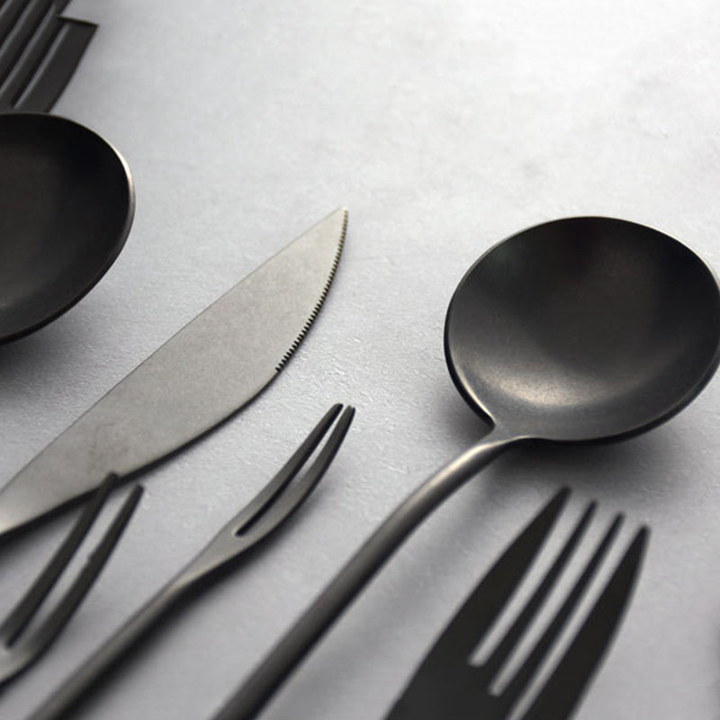 Black Stainless Steel Cutlery