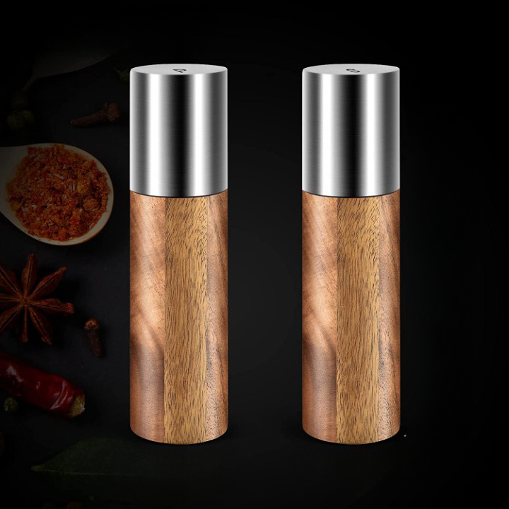 Light Lux Wooden Spice Mill Set