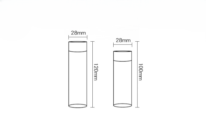 Glass Tubes with Wooden Base