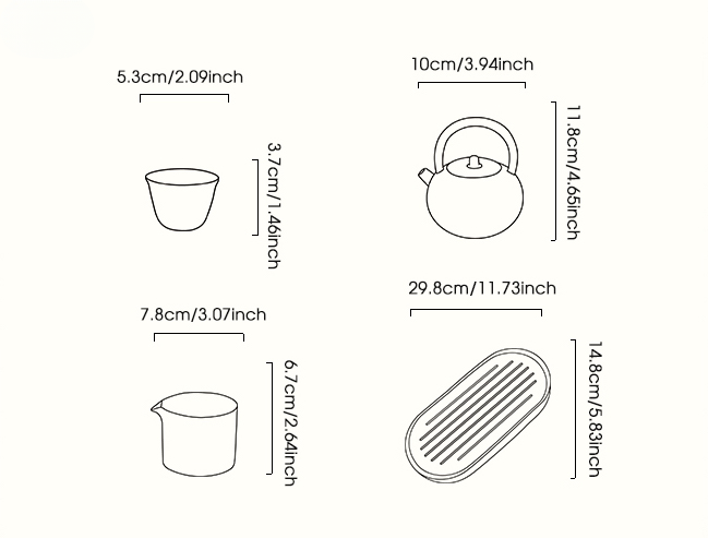 Minimalistic Tea Set