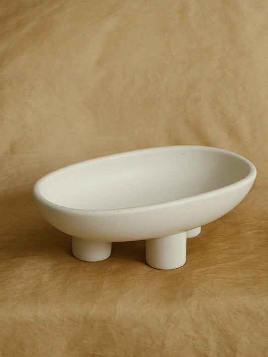 Big Small Three-Legs Ceramic Dish