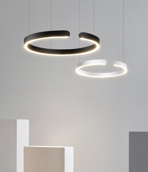 Round Ring Chandelier Light Fixture