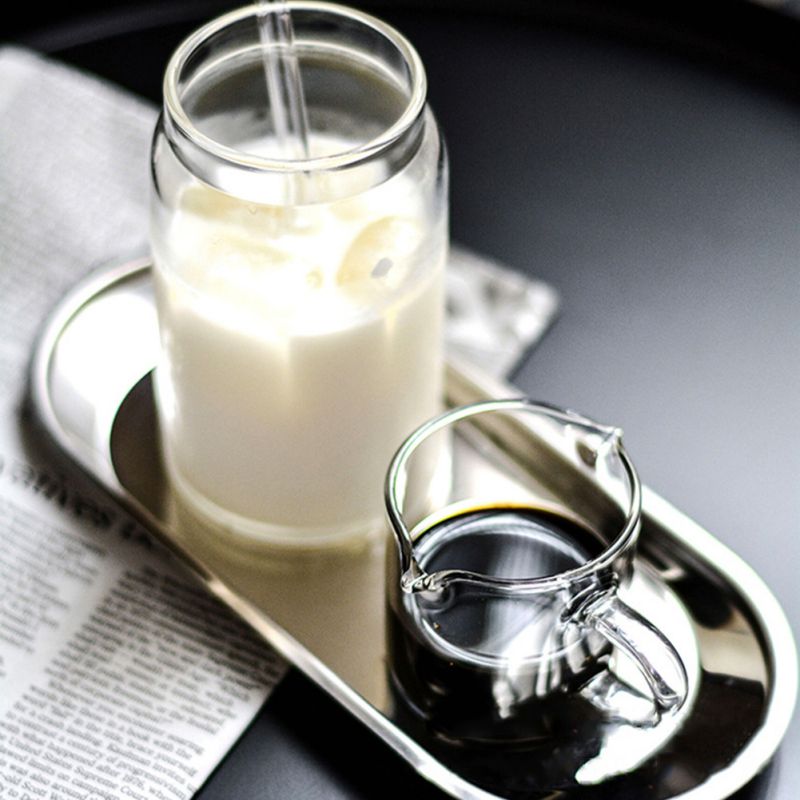 Small Glass Milk Cup