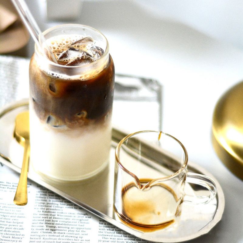 Small Glass Milk Cup