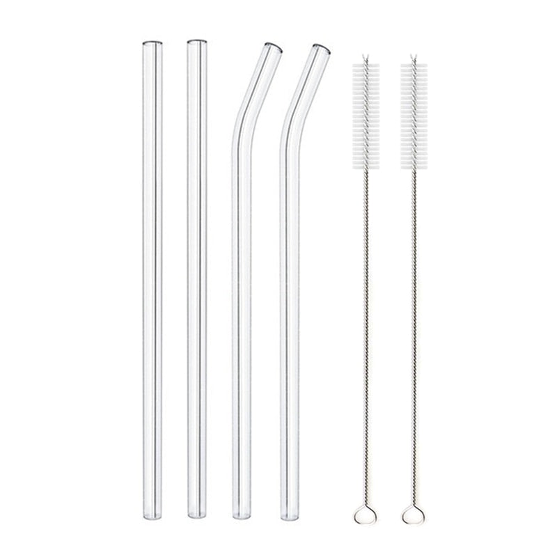 20cm Glass Straws