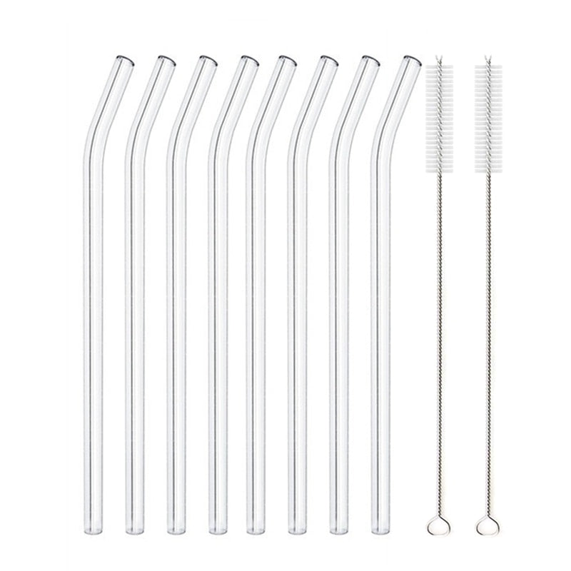 20cm Glass Straws