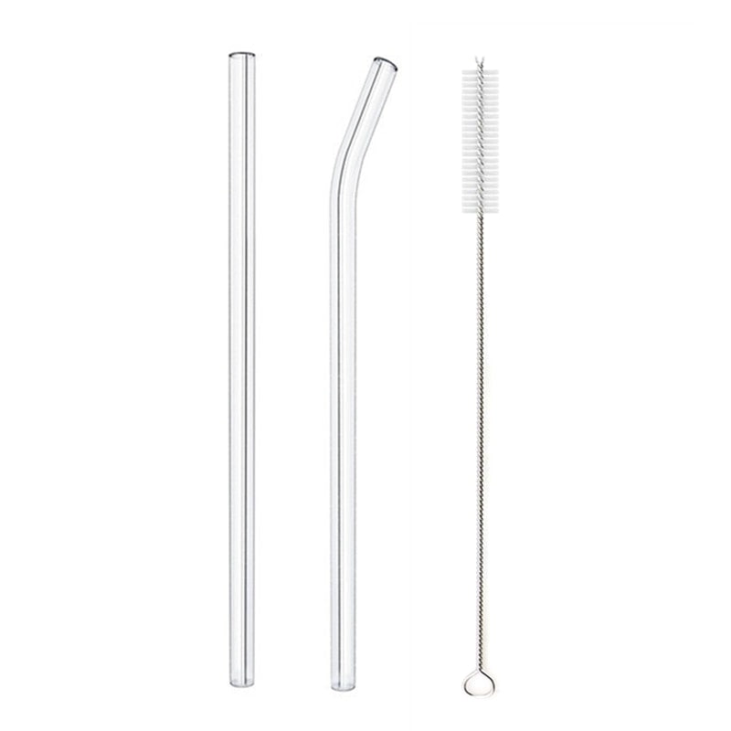 20cm Glass Straws