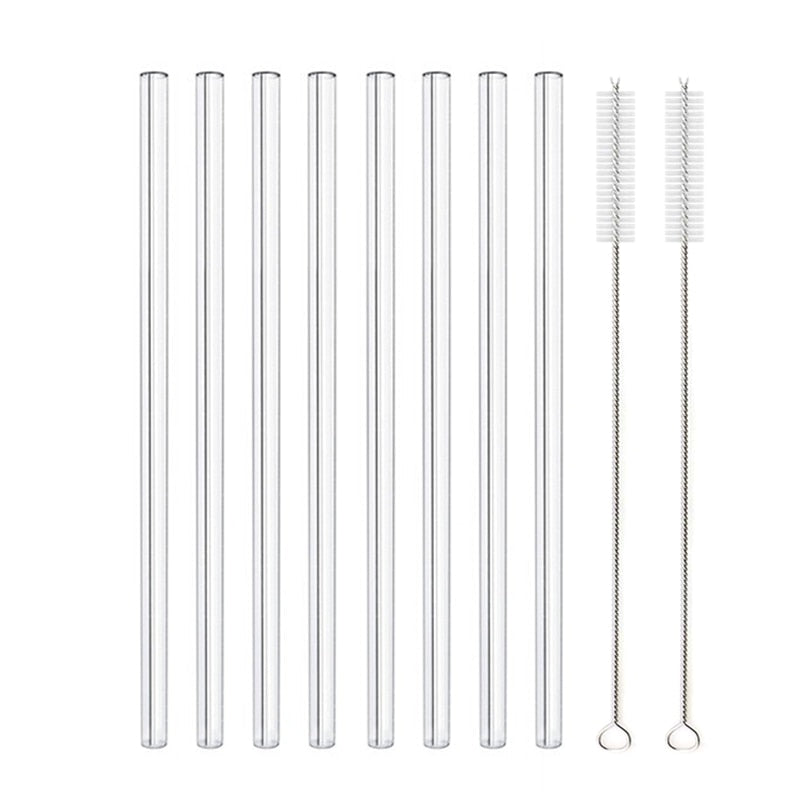 20cm Glass Straws
