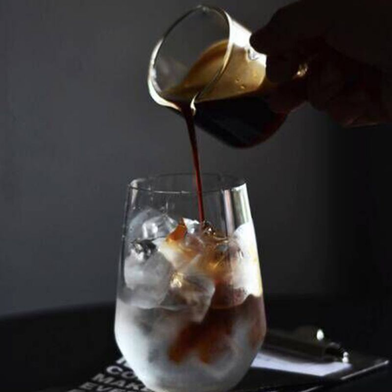 Small Glass Milk Cup