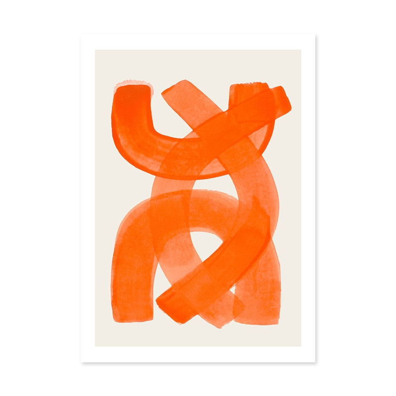Brush Strokes Canvas Poster