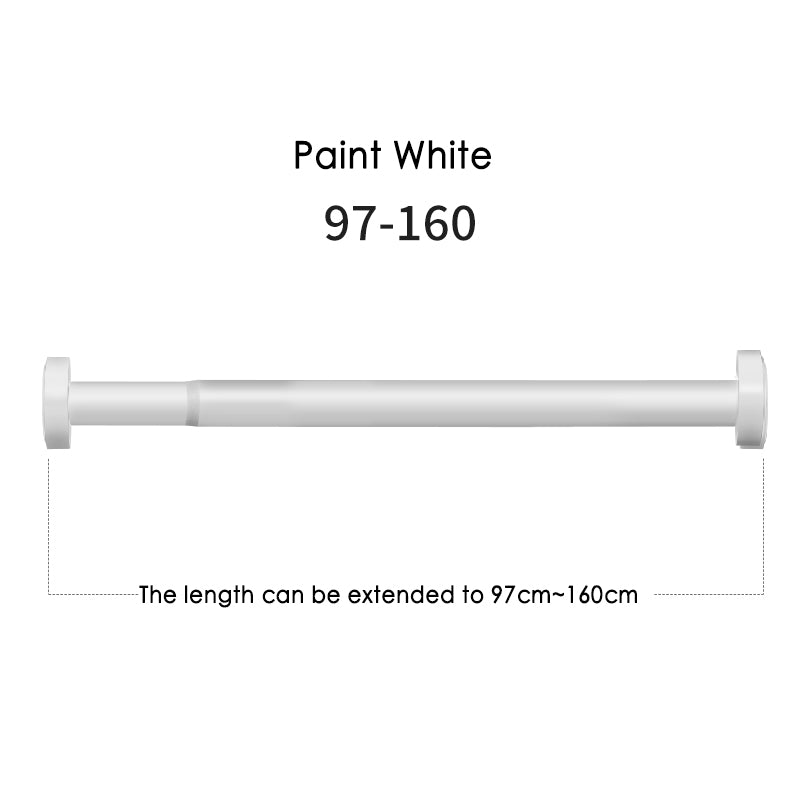 Aluminum Bathroom Shower Curtain Rail