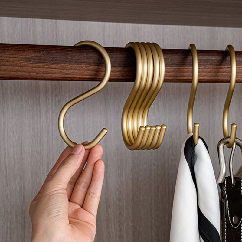 Mini S Shape Light Lux Wardrobe Hooks