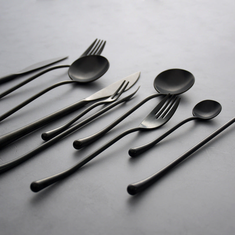 Black Stainless Steel Cutlery