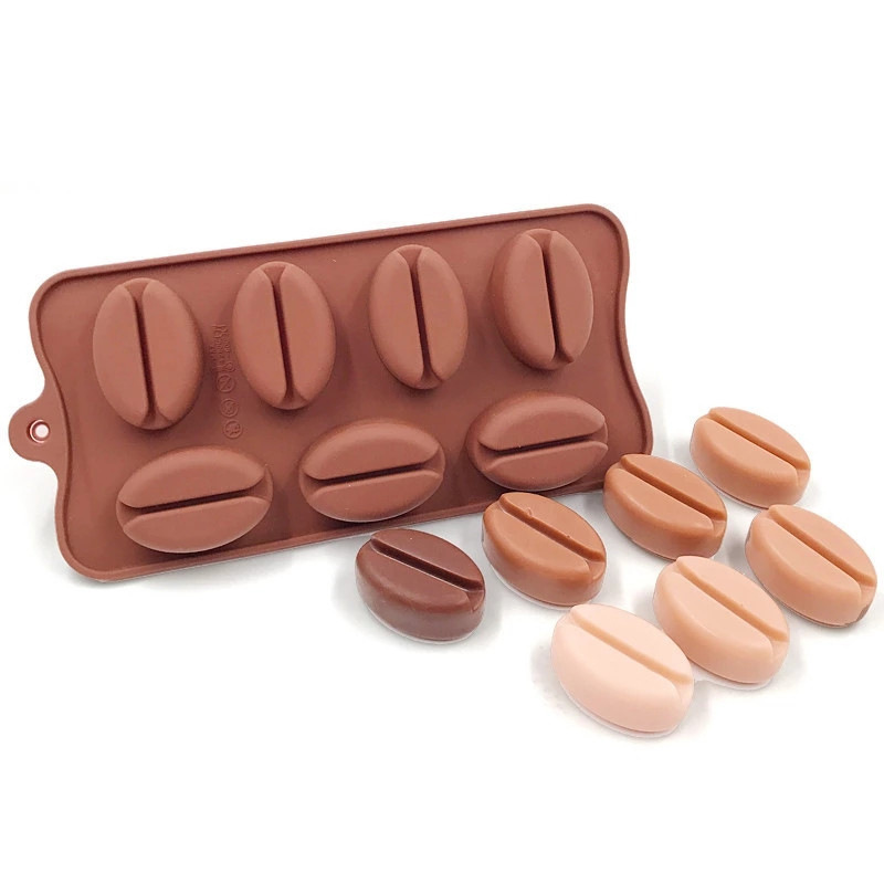 Coffee Beans Silicone Ice Cube Tray