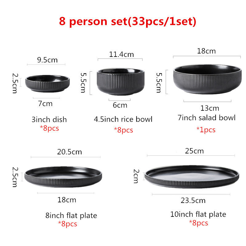 Matte Glazed Dinnerware (Set)