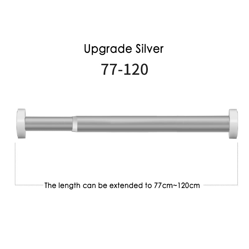 Aluminum Bathroom Shower Curtain Rail