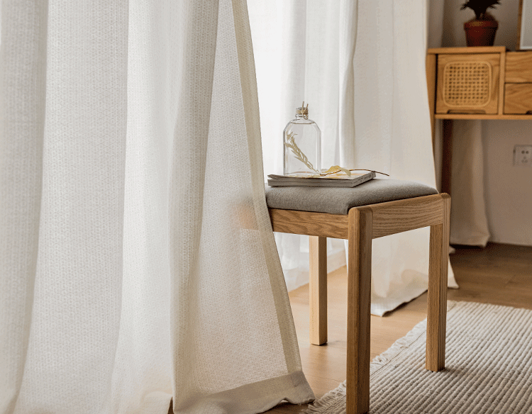Vintage Style Cotton Linen Light Lux Curtain