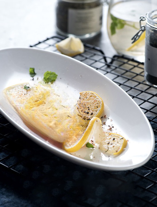 White Ceramic Long Rectangular Plates