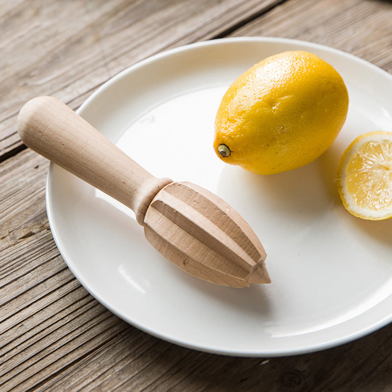 Wooden Lemon Hand Squeezer