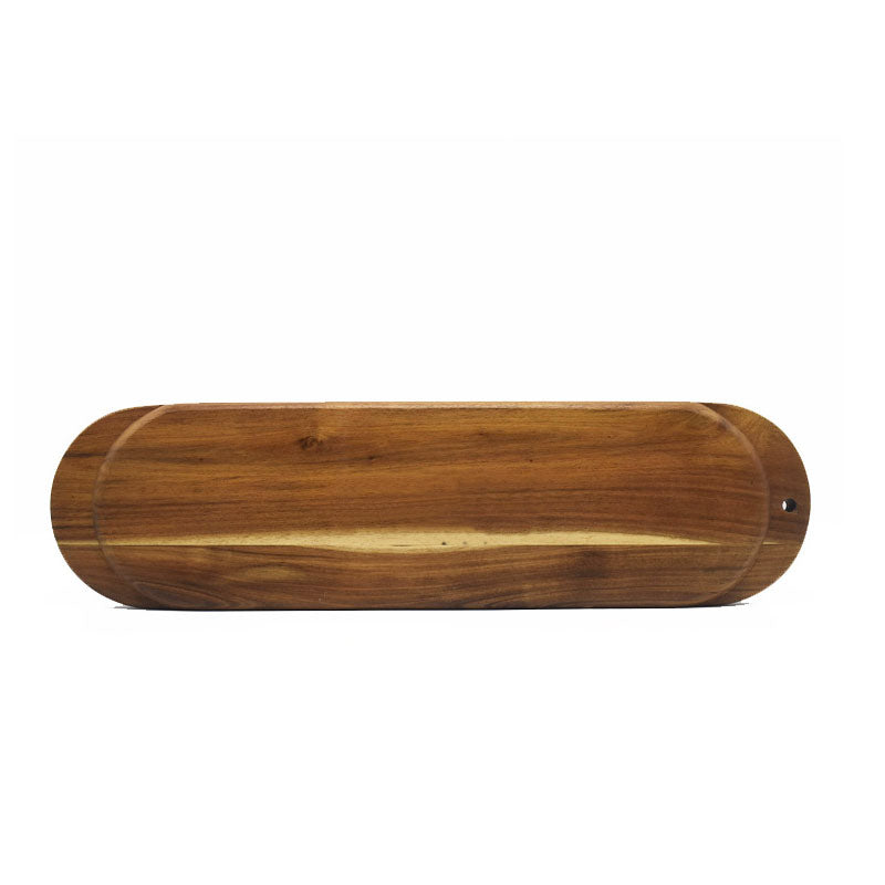 Wooden French Bread Cutting Plate