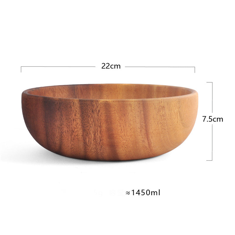 Wooden Salad Bowls + Wooden Spoons