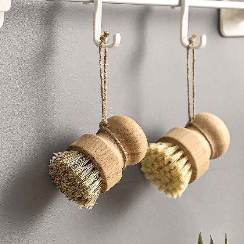 Wooden Cleaning Scrub Brush