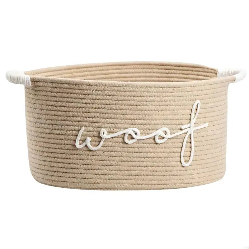 Rope Dog Toy Storage Basket