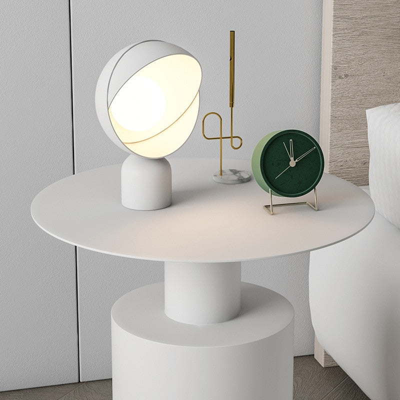 Round Metal Bedside Table