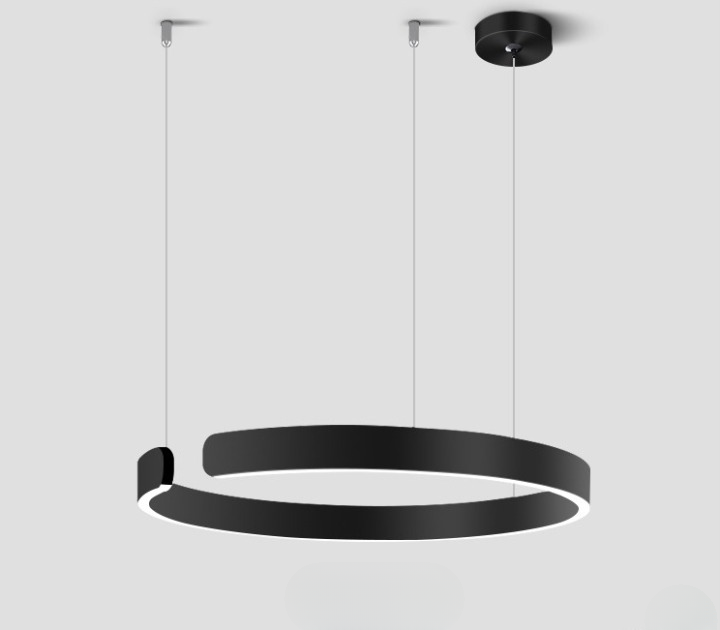 Round Ring Chandelier Light Fixture