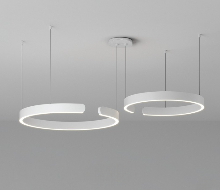 Round Ring Chandelier Light Fixture
