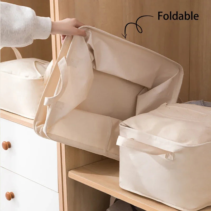 Waterproof Wardrobe Folding Storage Baskets
