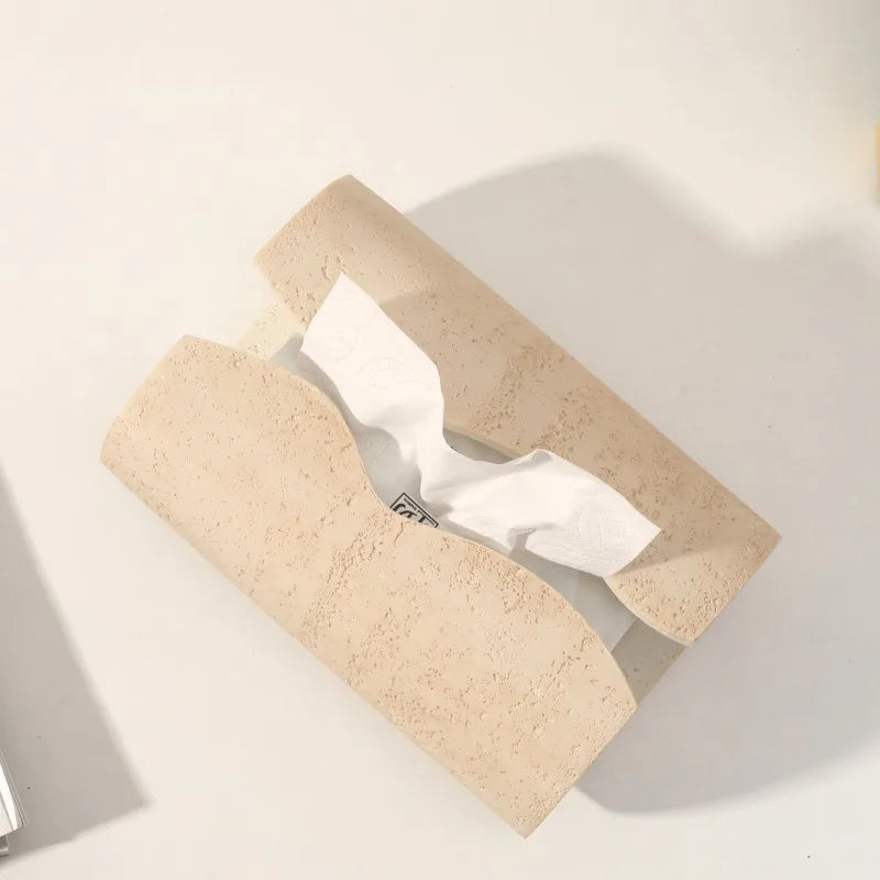 Light Lux Stone Tissue Box