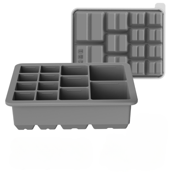 Silicone Ice Cube Tray (Multiple Ice Shapes)