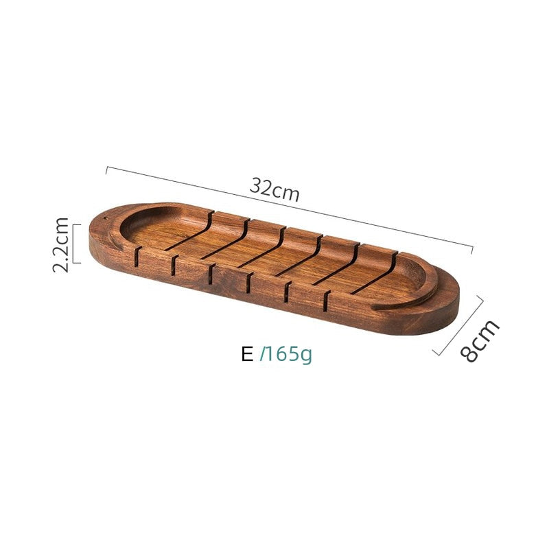 Wooden French Bread Cutting Plate