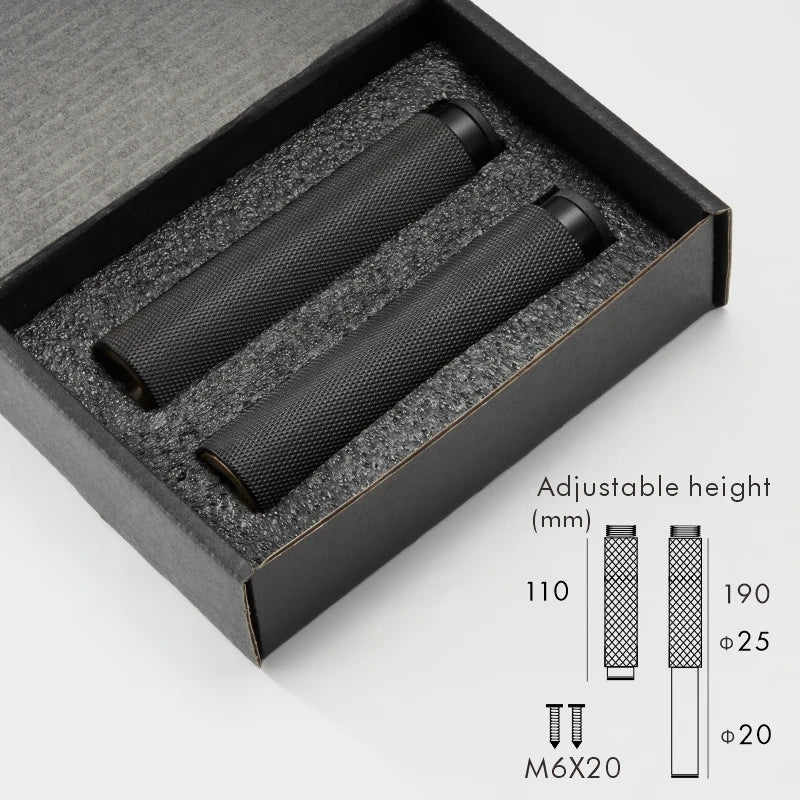 Knurled Brass Cabinet Legs (Adjustable Height)