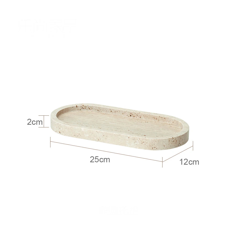 Travertine Style Stone Trays