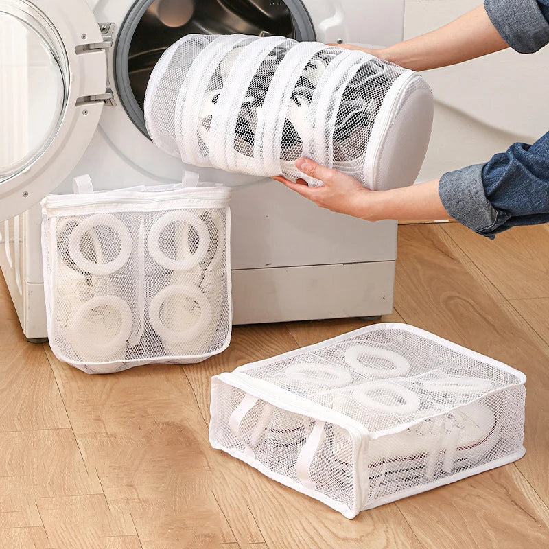 Laundry Wash Bag Frame with Hook