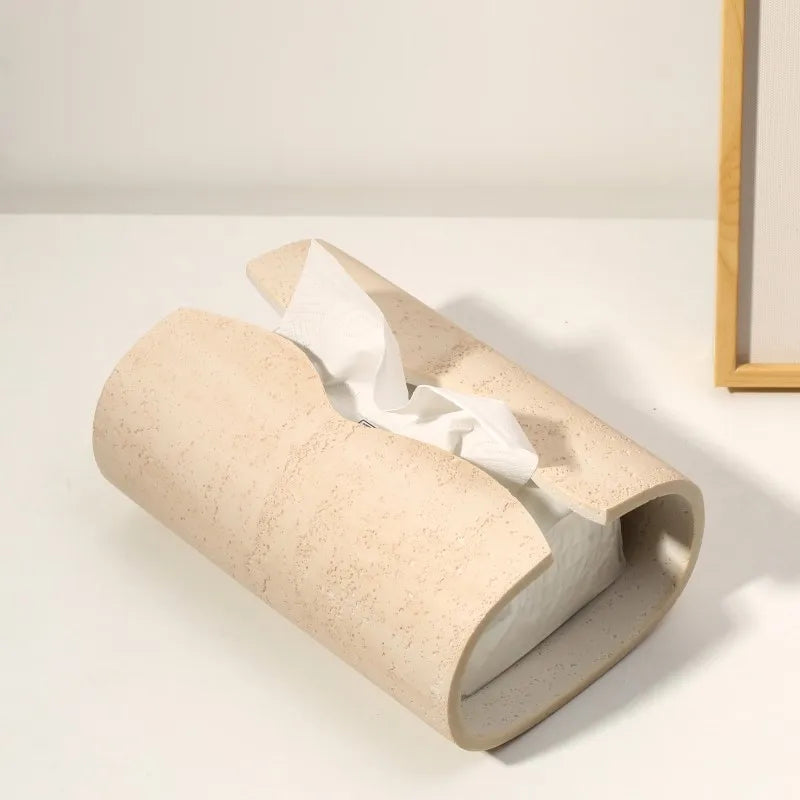 Light Lux Stone Tissue Box