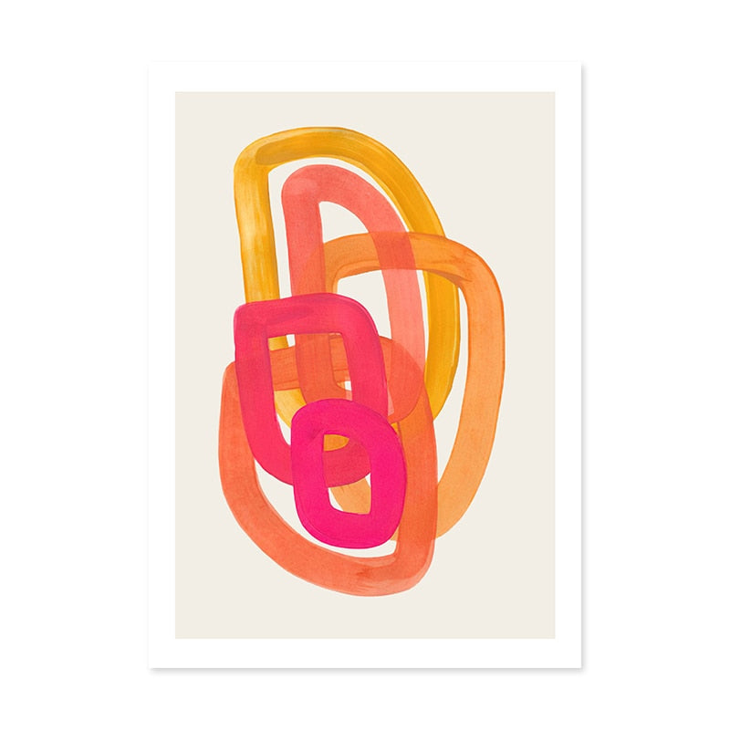 Brush Strokes Canvas Poster