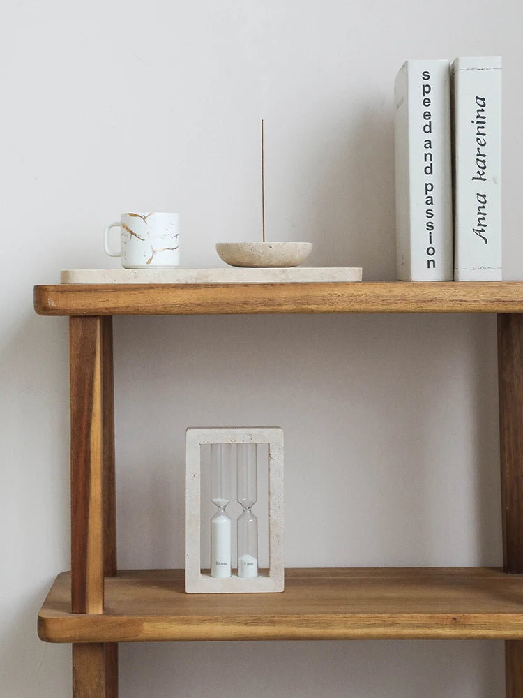 Travertine Style Incense Stick Holder & Ash Holder