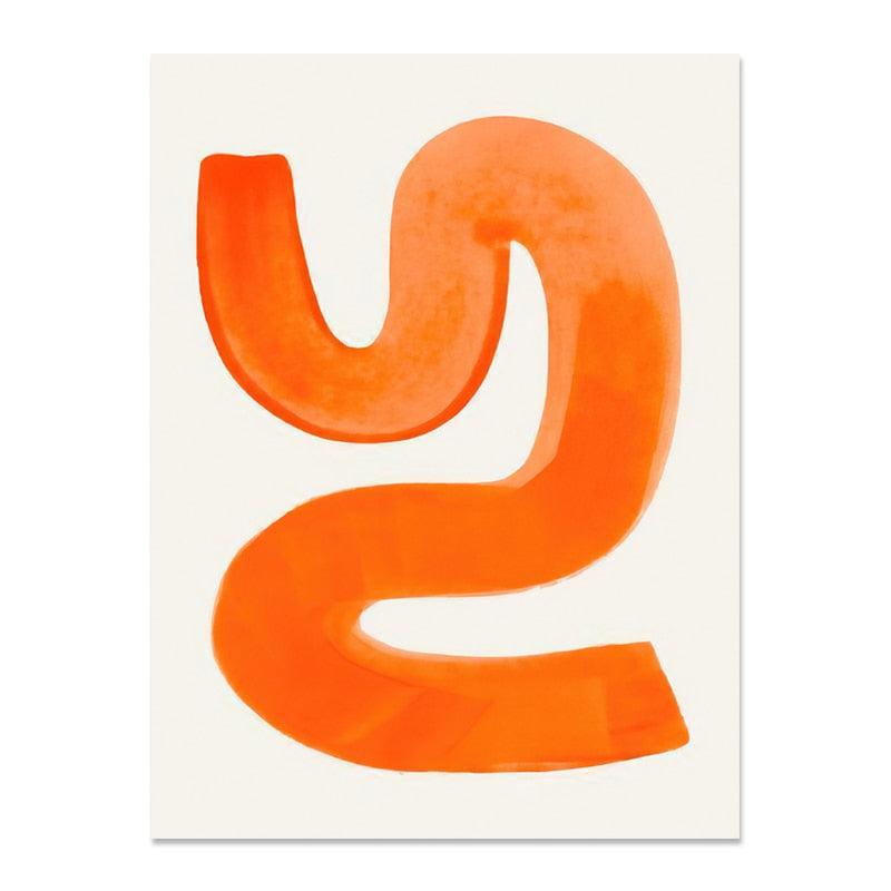 Brush Strokes Canvas Poster